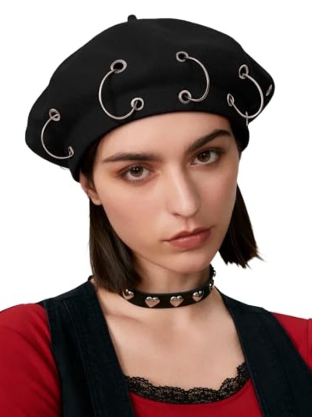 New - Punk Beret Hats for Women